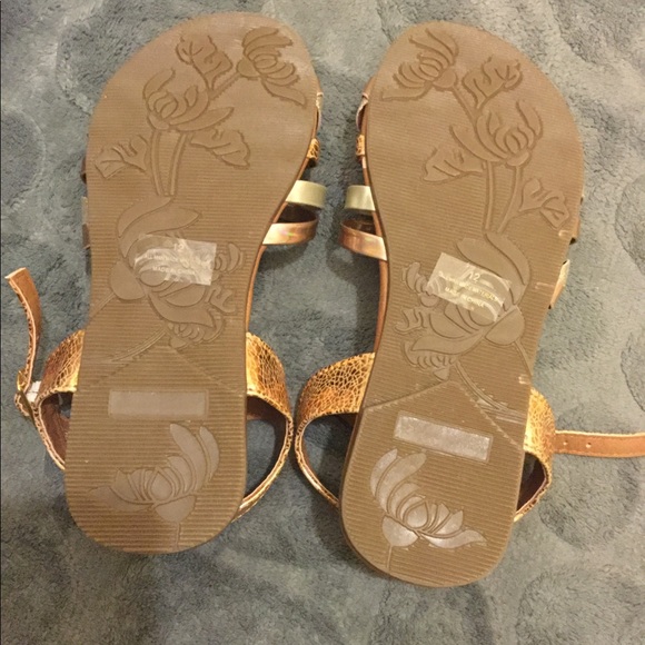 Rose gold kids sandals - Picture 3 of 3